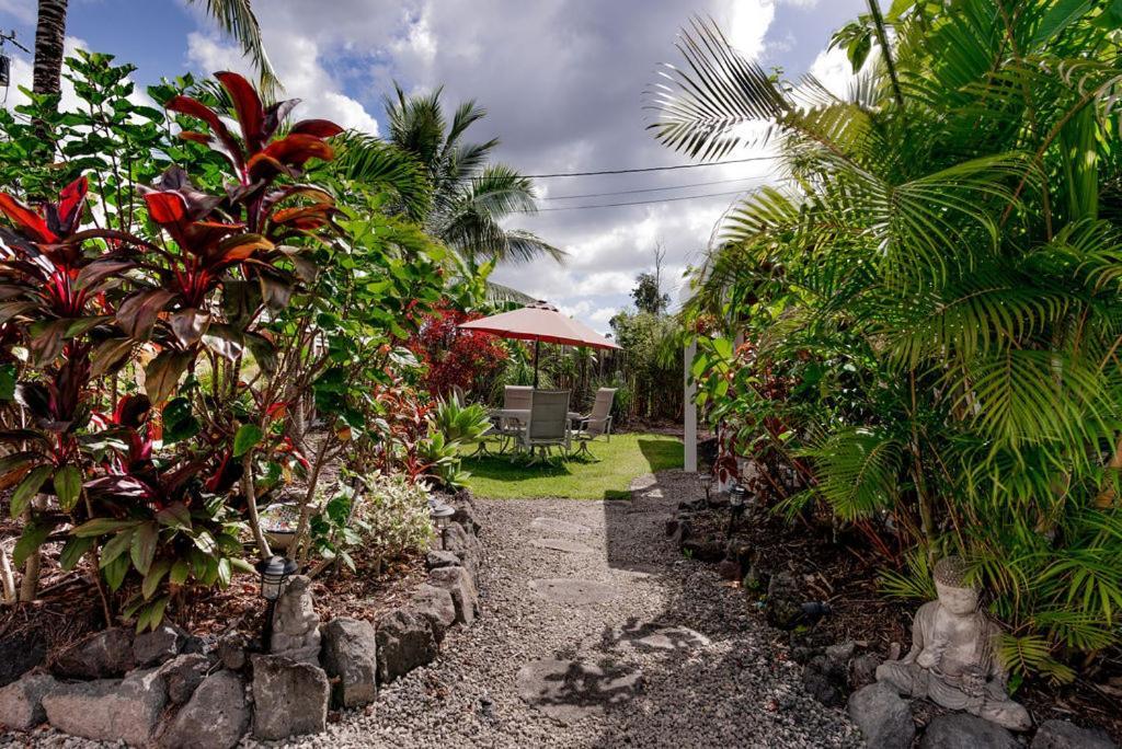 Seaview Paradise Palms&Zen Garden Apt Pahoa Exterior foto